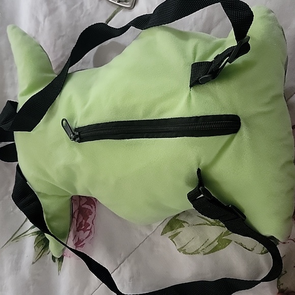 Yoda backpack/purse nwot plush with zipper Stars Wars - Picture 3 of 5